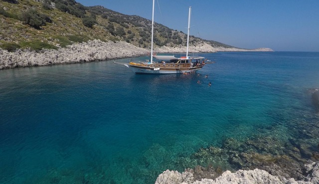 Private Crewed Blue Cruise in Kas-Kekova