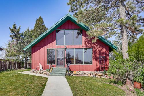 Private Deck + Hot Tub: Central Dickinson Home