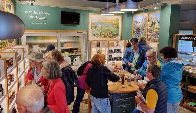 Private Delphi Tour & Olive Oil Tasting with Lunch from Athens