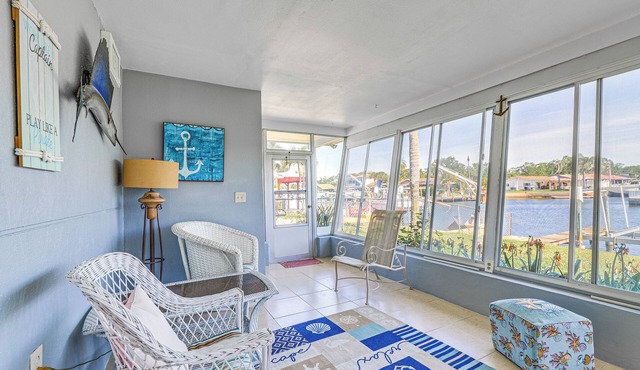 Private Dock! Canalfront Home: 4 Mi to Beaches
