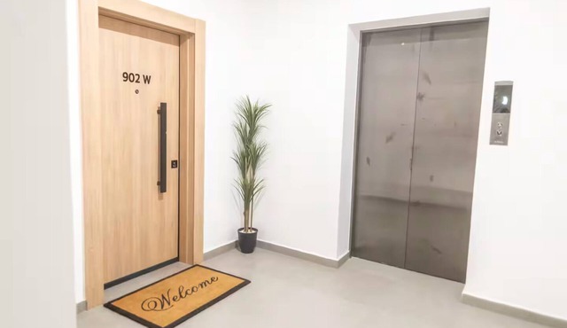 Private Executive Studio Apartment which is the only unit on the floor.