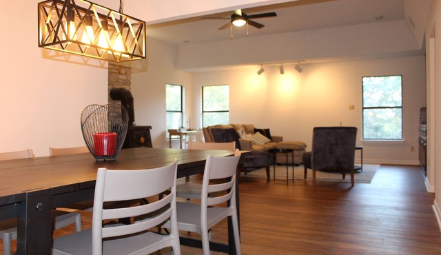 Private getaway near wedding venues, breweries, wineries, and a dance hall.