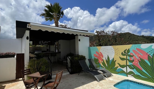 Private Getaway with Pool, Game Room & BBQ for Two