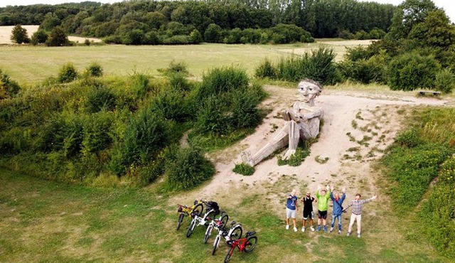 Private Half-Day E-Biking Adventure to the Forgotten Giants