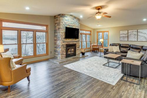 Private Lakefront Home w/Game Room in Aurora!