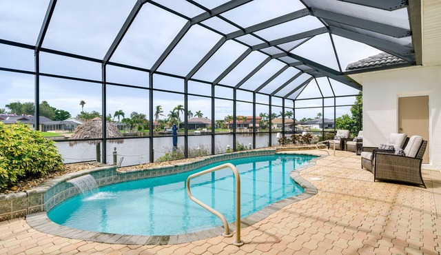 Private Pool, Dock & Gulf Access: Cape Coral Home!