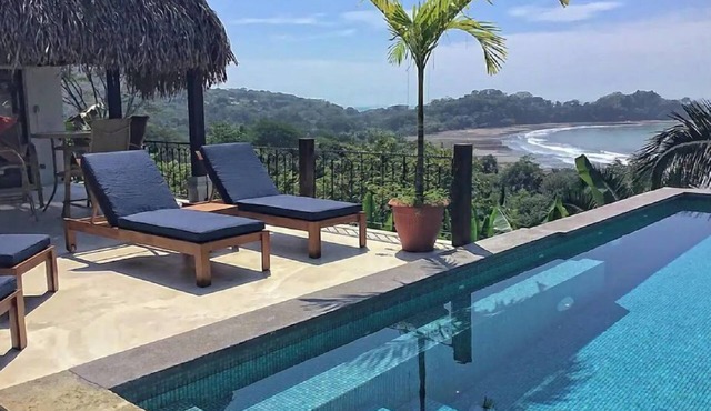 Private Pool>Outside Living Area>Close Ocean View