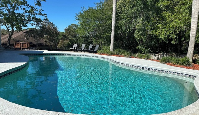 Private, Quiet Pool Retreat Near Mayo, Beaches, & Golf-2550 SF Luxe Stay