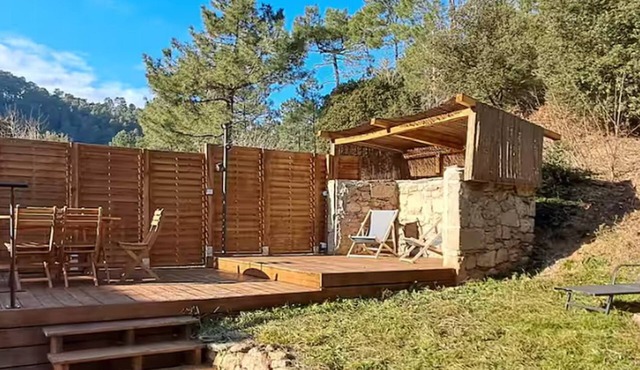 Private river access and private beach - Les Rives du Chassezac