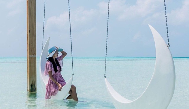 Private room - Beachfront villa in Dhangethi (bnb)