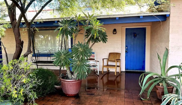 Private Saltwater Pool, Upscale Historic U of A Area + Lush Garden +King +Spa
