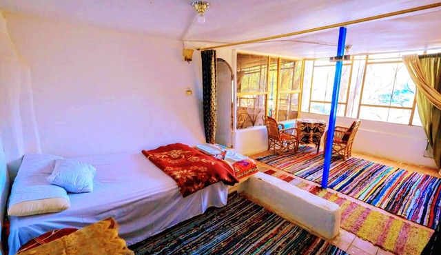 Private studio overlooking the sea