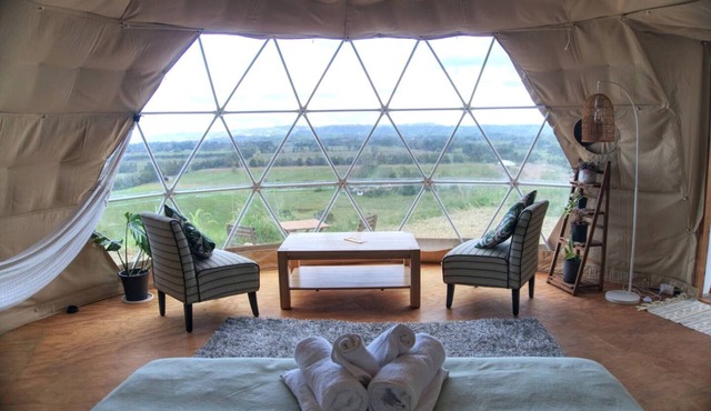 Private Thunderdome in Waipu w/Oceanviews & Outdoor Shower