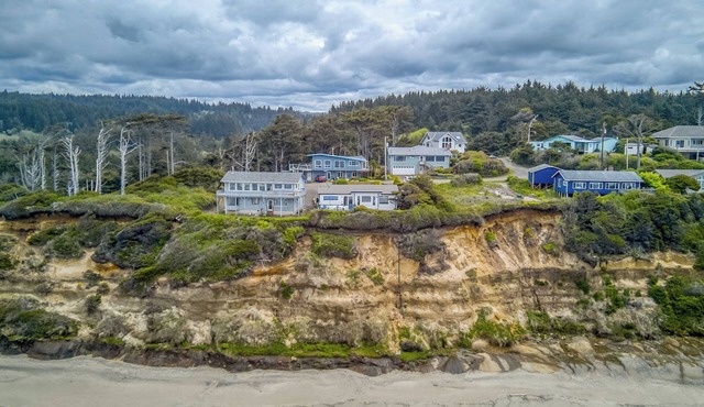 Private Updated Oceanfront Charmer, Panoramic Views, Extensive Outdoor Space