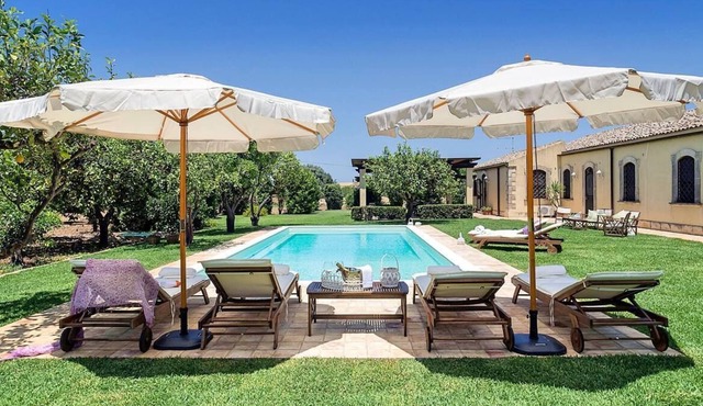 Private villa with a swimming pool