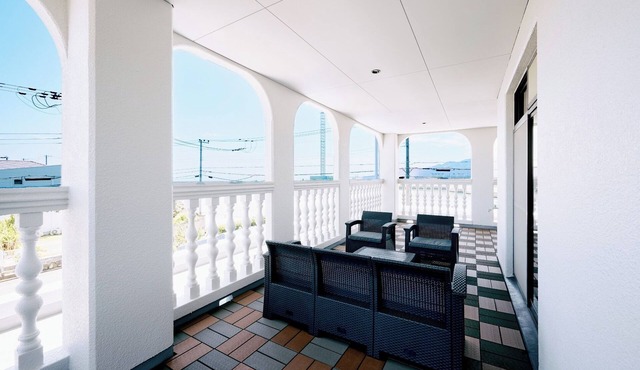 Private villa with ocean view and spacious balcony/Awaji Hyōgo