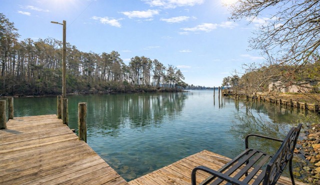 Private Waterfront Escape w/Dock, Kayaks + Fire Pit <4mi to Kilmarnock!