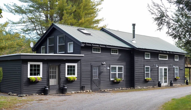 Private well appointed lodge on 40 acres in charming West Halifax, VT