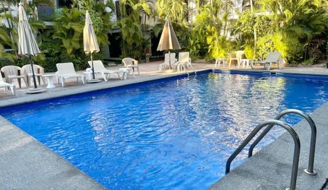 Puerto Vallarta Beautiful open Space 1 Bed. 1 Bath. Condo Steps from the Beach.