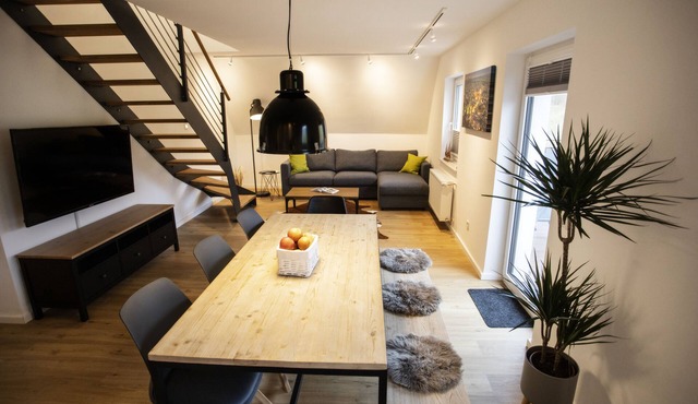 Q-Stall am Poppenberg, Apartment Q6 - newly renovated in a secluded location