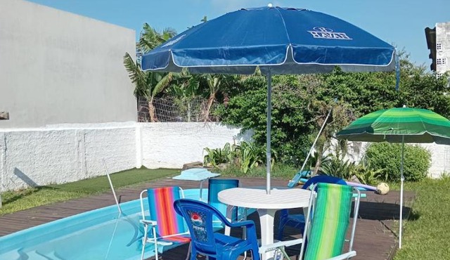 QUARTO AZUL com cozinha e piscina só sua