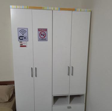 Quarto individual privado mobiliado