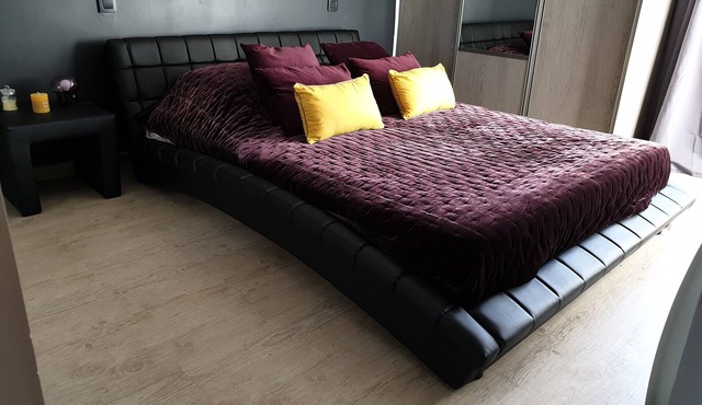 Queen Size Bed Suite with private lounge and terrace