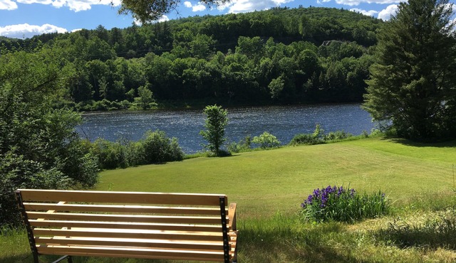 Quiet, beautiful waterfront property on Connecticut river with mountain views!