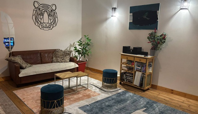 Quiet duplex apartment