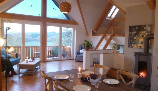 Quiet, exceptional apartment with great views, good Wi-Fi, wood-burning stove