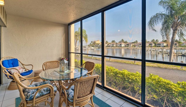 Quiet First-Floor Condo w/ Marina View & Pool