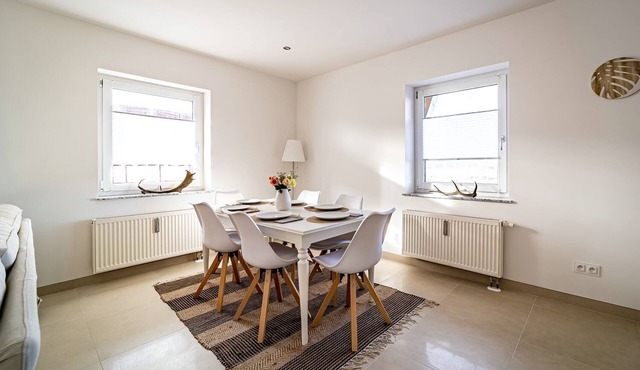 Quiet, ground-floor apartment just outside Quedlinburg, perfect for families