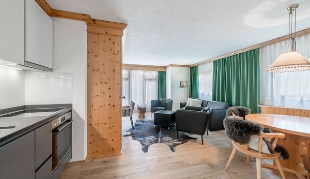 Quiet location integrated into a hotel