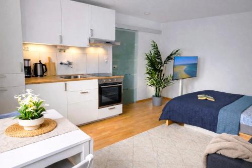 Quiet & Modern Studio near Tram & River Lech