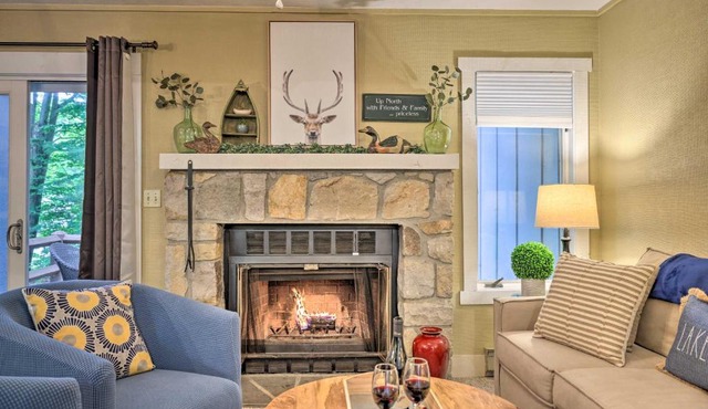 Quiet Mountain Retreat | Lake Harmony | Fireplace