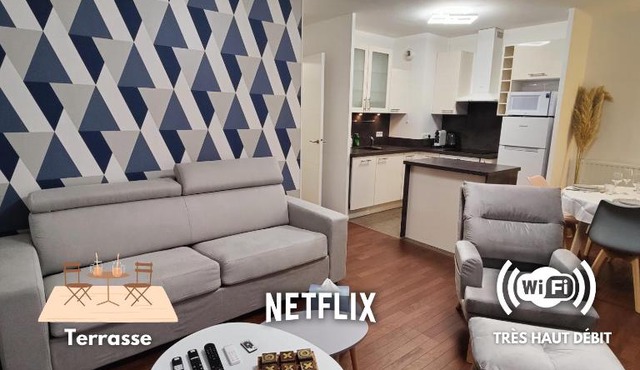 QuietStay 20' PARIS, Connected HOME avec Terrasse