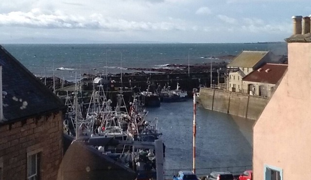 Quirky harbour flat Pittenweem, lovely sea views, near East Neuk golf, beaches
