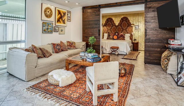 Rancho Mirage Mid century A-frame bungalow 2 bedroom 2 bath. Mountain views.
