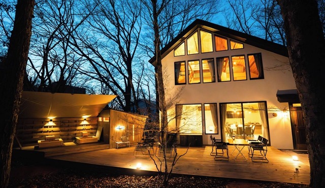 Ranked 10th in Japan for private lodgings with saunas Maximum 10 people Large windows and wooden/Minamitsurugun Yamanashi