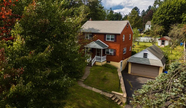 Red brick house