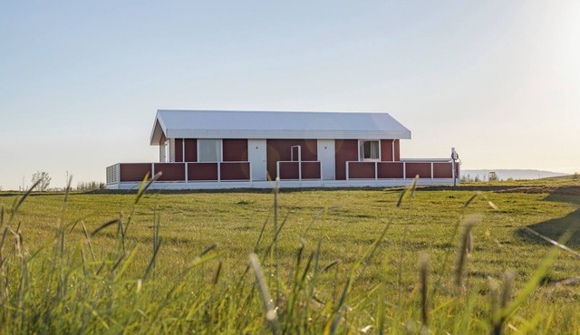 Red countryside cabin B