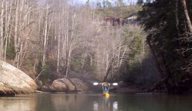 Red River Gorge Glamper, inside the Gorge!