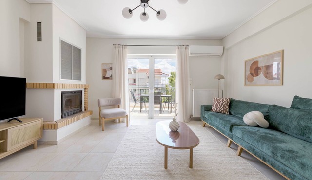 Refined 2BR Apartment in Marousi
