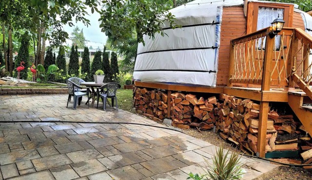 Relax in the City at Our Unique Yurt Retreat