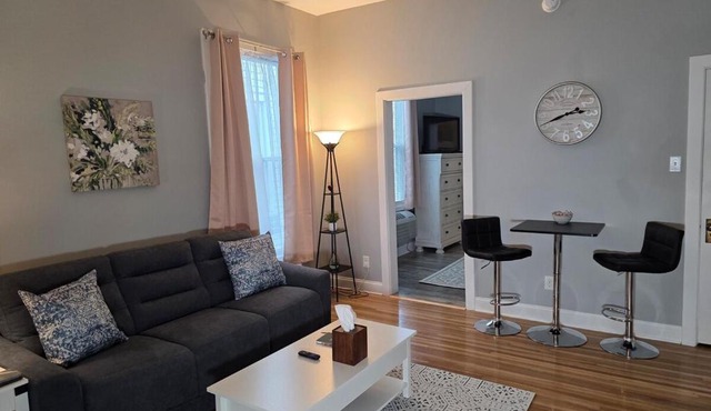 Relaxing Downtown 1 Bed, Dog Friendly Apartment with Deck, Dog Exercise Area