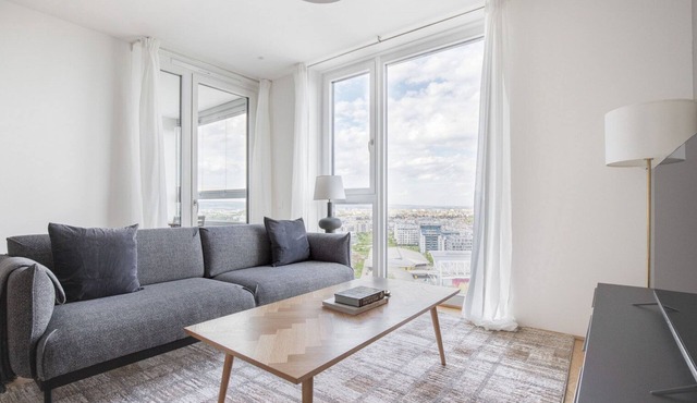 Remarkable Donaustadt 1BR w/Rooftop Pool & Gym, nr U1, by Blueground