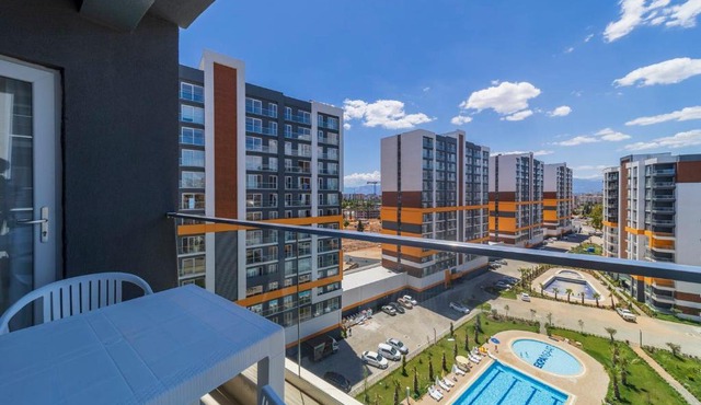 Remarkable Flat with Shared Pool in Kepez