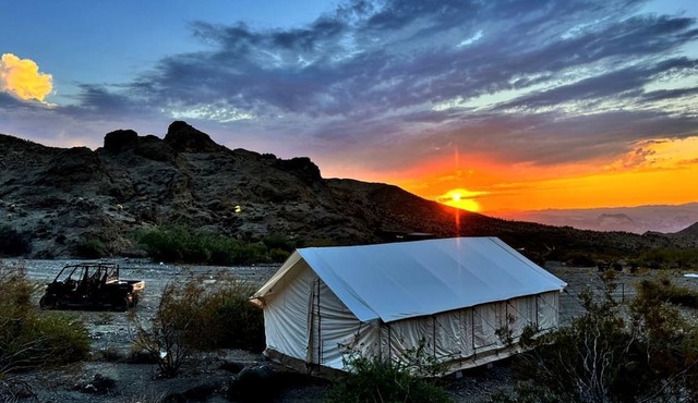 Remote Expansive Tented Cabin Incredible for a Glamping Experience in Nevada