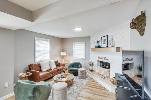 Remote Work Retreat: 3BR w/Workspace Near KC!