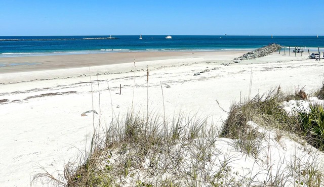 Renovated Beach Condo with Views of Non-Driving Beach and Pool!